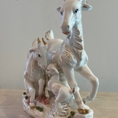 アンティーク置物オブジェ動物ヨーロピアンの画像
