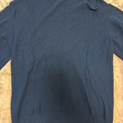 マッキントッシュロンドンMACKINTOSH LONDON長袖ニットトップス紳士服ネイビー紺色系ダークブルー毛100％ サイズM肩幅　約41センチ 袖丈　約61センチ 身幅約42センチ 着丈約56.5センチメンズmen’s男性用、紳士 ユニセックス男女兼用の画像