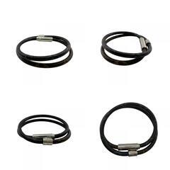 ルイヴィトン LOUIS VUITTON ブレスレット モノグラムマカサー ブレスレット キープイット バングル 2連　 M8154E ブラウンの画像