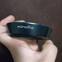 minolta MC 28mm F3.5用 メタルフード の画像
