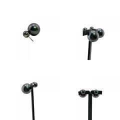 クリスチャンディオール Christian Dior ピアス トライバル 両耳用 グレーの画像