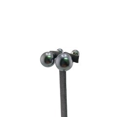 クリスチャンディオール Christian Dior ピアス トライバル 両耳用 グレーの画像