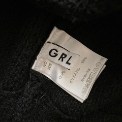 【お話し中】GRL　グレイル　ニット　レディース　フリーサイズ　黒の画像