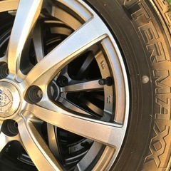 冬タイヤ　ダンロップWM03 185/65R15社外ホイール付きの画像