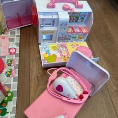 メルちゃん　スーパーマーケット　洗濯機　病院セット　の画像
