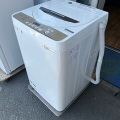 洗濯機 シャープ ES-GE6D 2020年 6㎏ 家事家電 せんたくき 参考価格40,700円 【安心の3ヶ月保証・設置費込み】🚚自社配送時💳代引き可🚚(現金、クレジット、スマホ決済対応)の画像