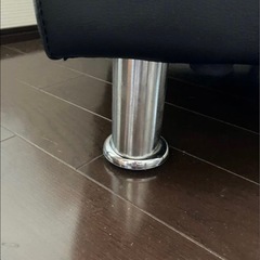 一人がけソファ ソロ ブラックの画像