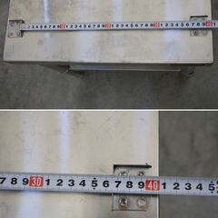 ≪zyt2589ジ≫ マルゼン 小型ステンレス作業台 架台 幅45cm 奥行56cm コンロ台/ガス台/炊飯台/店舗/厨房/設備/ガレージ/中古厨房機器/宮城県仙台市 071113-13の画像