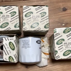 旧レンジローバー用オイルフィルター4本の画像