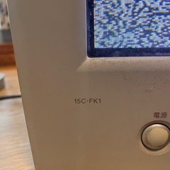 ジャンク品　ブラウン管テレビ　① の画像