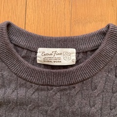 【あげます】GLOBAL WORK　セーター　メンズ　Lサイズ　グレーの画像