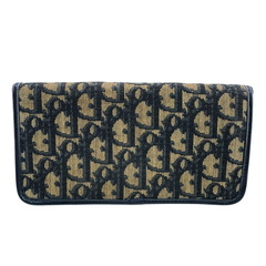 ディオール Dior 二つ折り財布 トロッター オールドディオール ヴィンテージ グレーの画像