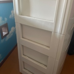 収納タンス　収納ケース　4段の画像