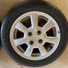 ダイハツ純正アルミ・タイヤセットの画像