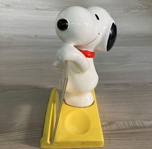 フォトスタンド SNOOPY スヌーピー 陶器 20cm ヴィンテージ 陶器 フォトスタンド SNOOPY スヌーピー 希少レア 20cm ヴィンテージ その他