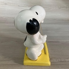 希少レア　スヌーピー SNOOPY フォトスタンド 陶器 ヴィンテージ 20cmの画像