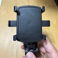 クリップ式スマホスタンド ブラックの画像