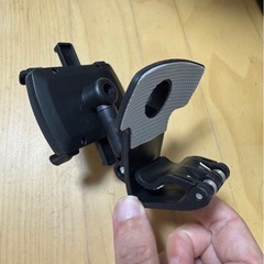 クリップ式スマホスタンド ブラックの画像