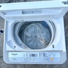 配送可🚚 5.0kg洗濯機 Panasonic 2017年製の画像
