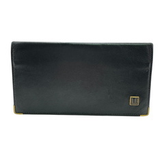 ダンヒル Dunhill 二つ折り財布 長札入れ ブラックの画像