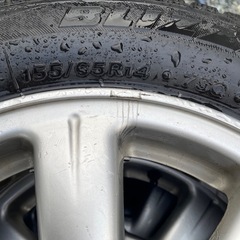 スタッドレスタイヤ　VRX  155/65r14の画像