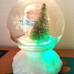 ニトリ　クリスマス　雪だるまクリアボールの画像