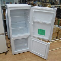 冷蔵庫 2ドア 117L  2022年製 YRZ-C12H1 ヤマダセレクト ホワイト 動作確認済み  YAMADASELECT キッチン家電 の画像