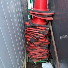 カラーコーン まとめ売り 工事現場 解体 大量セット 交通整理 K11002の画像