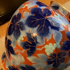 有田焼き花瓶台付きの画像