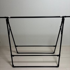 洗濯物干し ブラックの画像