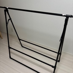洗濯物干し ブラックの画像