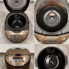 タイガー IH炊飯ジャー（5.5合炊き） ダークブラウンTIGER 炊きたて JKT-M100の画像