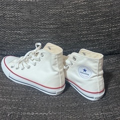 【未使用品】コンバース スニーカー ホワイト 22.5の画像