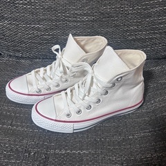 【未使用品】コンバース スニーカー ホワイト 22.5の画像