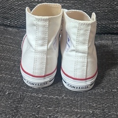 【未使用品】コンバース スニーカー ホワイト 22.5の画像