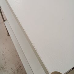 リユースのサカイ栃木店★ジモティ割あり★  ラック ホワイト W81×D38×H91 クリーニング済み TC11641の画像