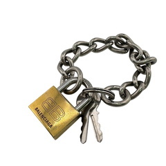 バレンシアガ BALENCIAGA ブレスレット パドロック バングル 770281 シルバーの画像