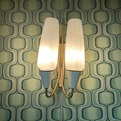 ビンテージ壁かけランプの画像