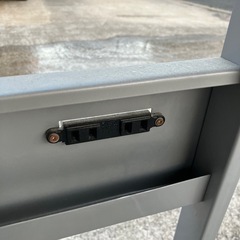 PCデスク　コンセント付き　パソコンデスク　勉強机　袖　作業台【110×60高72】の画像