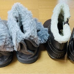 13cm もこもこ ふわふわ ブーツ ベビーの画像