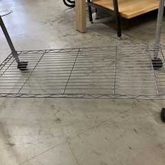 O2511-500 メタルラック4段  キャスター付き サビ有り 中古 の画像