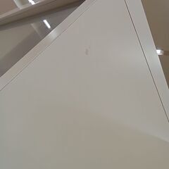 リユースのサカイ栃木店★ジモティ割あり★ 松田家具 食器棚 ホワイト W116.7×D48.5×H198 クリーニング済み TC11643の画像