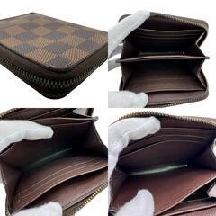 ルイヴィトン LOUIS VUITTON コインケース ダミエ ジッピーコインパース N63070 ブラウンの画像