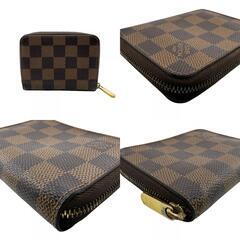 ルイヴィトン LOUIS VUITTON コインケース ダミエ ジッピーコインパース N63070 ブラウンの画像