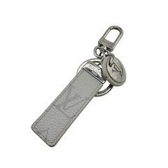 ルイヴィトン LOUIS VUITTON キーリング メタル×レザー ポルトクレネオLVクラブ M69325 ホワイトの画像