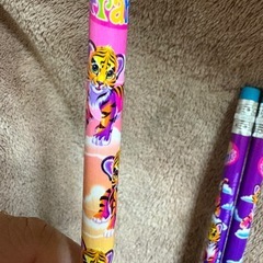 Lisa Frankカラフルデザイン 鉛筆5本セットの画像