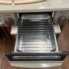 【★店舗引き取り限定】 リンナイ Rinnai 都市ガス用 2口 ガスコンロ ガステーブル グリル付き RTE564BER Siセンサーの画像