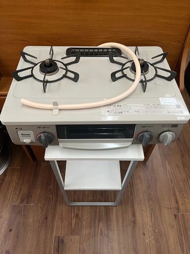 【★店舗引き取り限定】 リンナイ Rinnai 都市ガス用 2口 ガスコンロ ガステーブル グリル付き RTE564BER Siセンサー