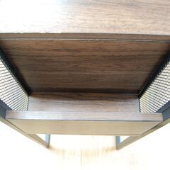 DCM サイドテーブル 幅30×奥行40×高さ60cm ブックラック付き ナイトテーブル ソファサイド ベッドサイド 札幌市 清田区 平岡の画像