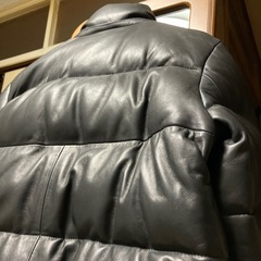 AVIREX アヴィレックス ラム革ダウンジャケットの画像